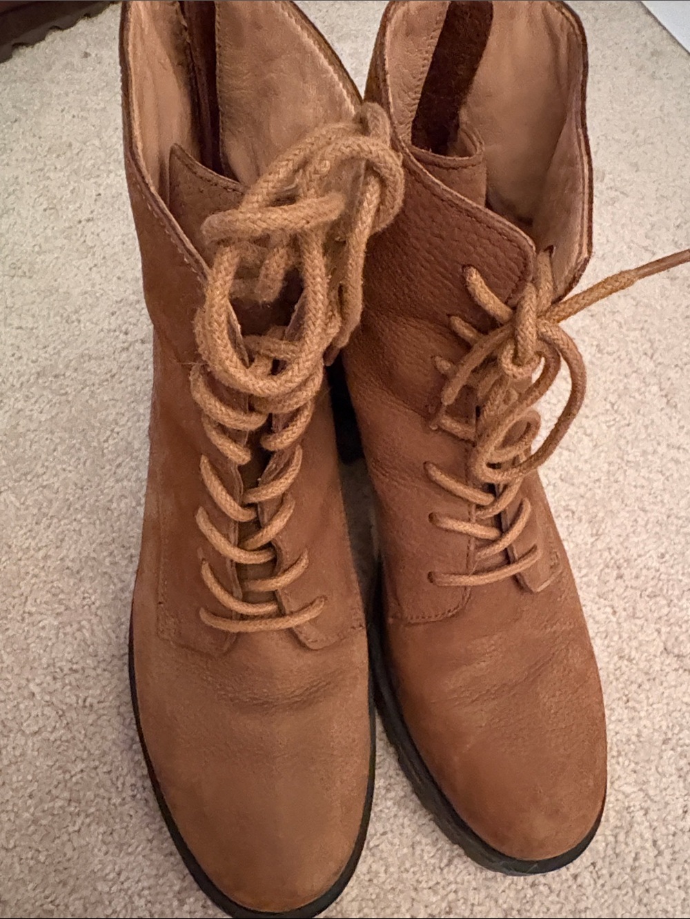 Madewell Bradley Lace-Up Lugsole Boot Sz 8